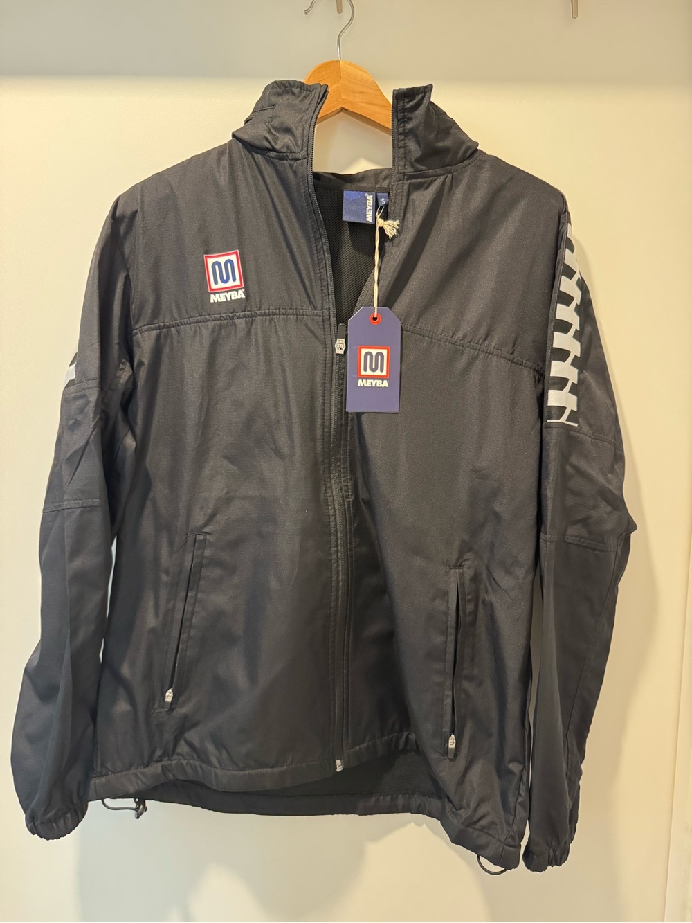 MEYBA Men’s Black Zip-Up Jacket NWT S